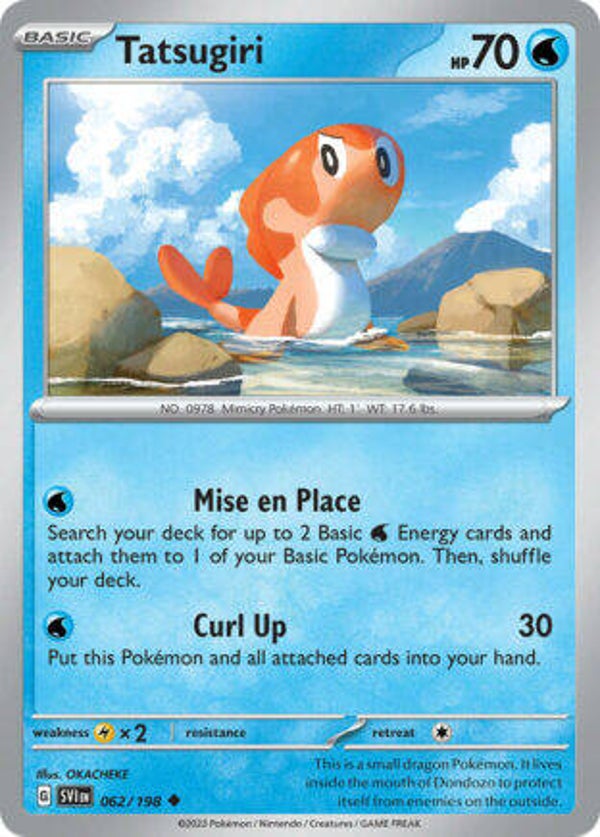 SVI 062 Tatsugiri reverse holo