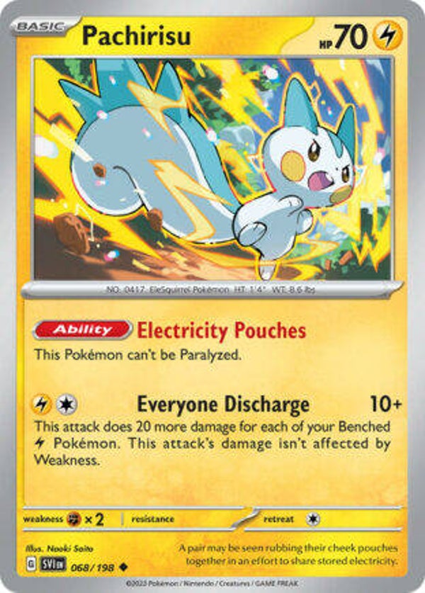 SVI 068 Pachirisu reverse holo