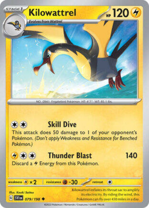 SVI 079 Kilowattrel reverse holo