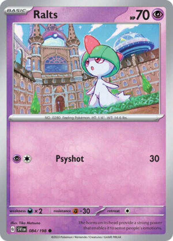 SVI 084 Ralts reverse holo