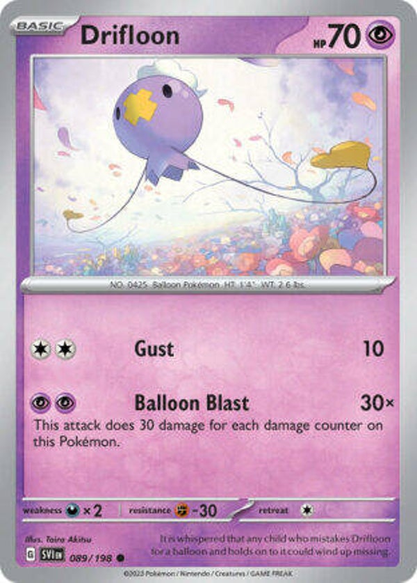 SVI 089 Drifloon reverse holo