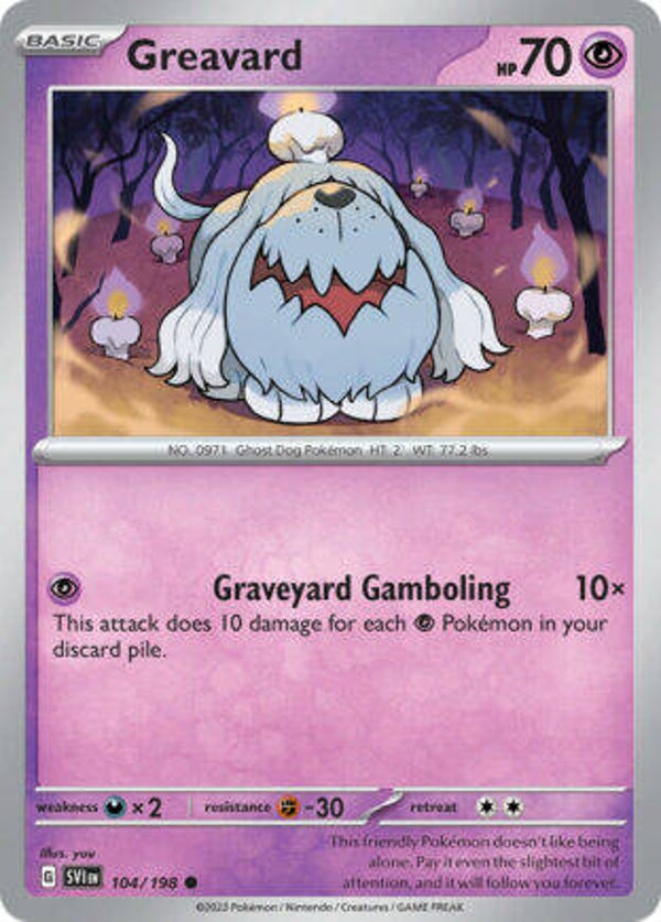 SVI 104 Greavard reverse holo