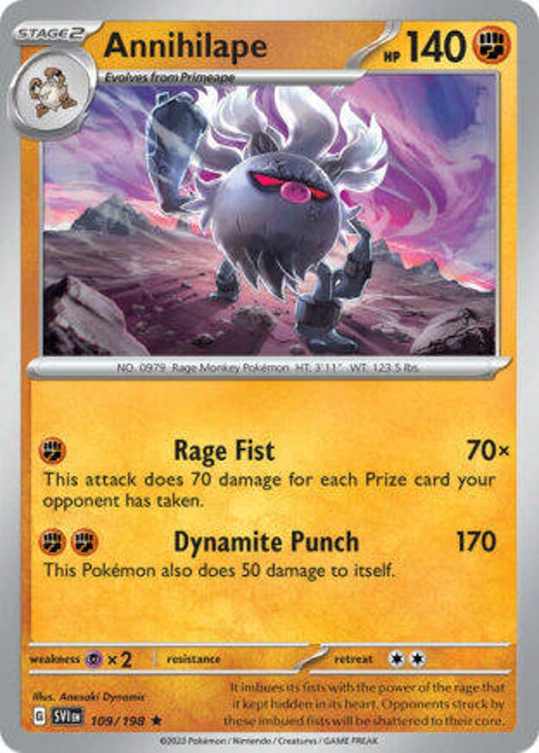 SVI 109 Annihilape reverse holo
