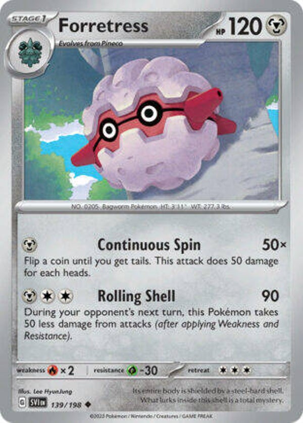 SVI 139 Forretress reverse holo