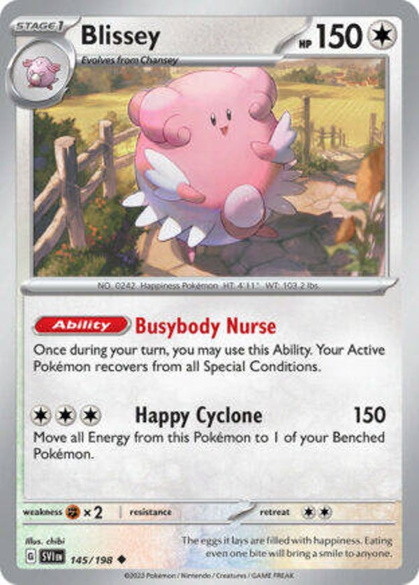 SVI 145 Blissey reverse holo