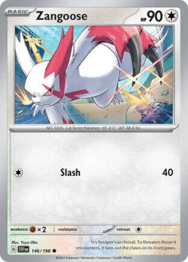 SVI 146 Zangoose reverse holo