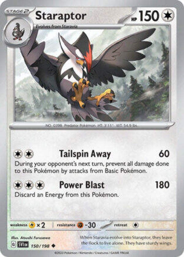 SVI 150 Staraptor reverse holo
