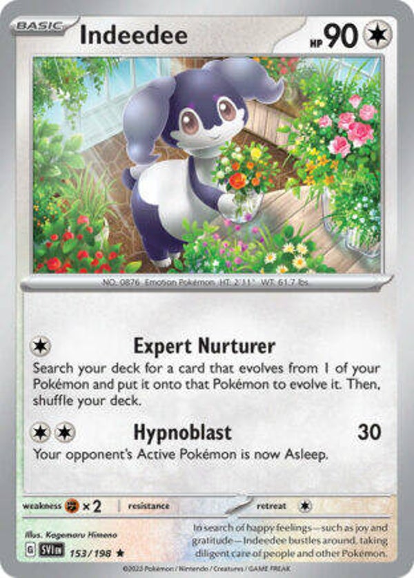 SVI 153 Indeedee reverse holo