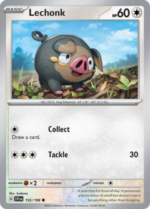 SVI 155 Lechonk reverse holo