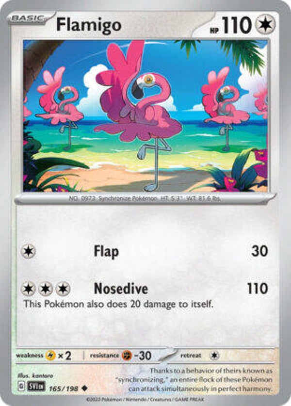SVI 165 Flamigo reverse holo