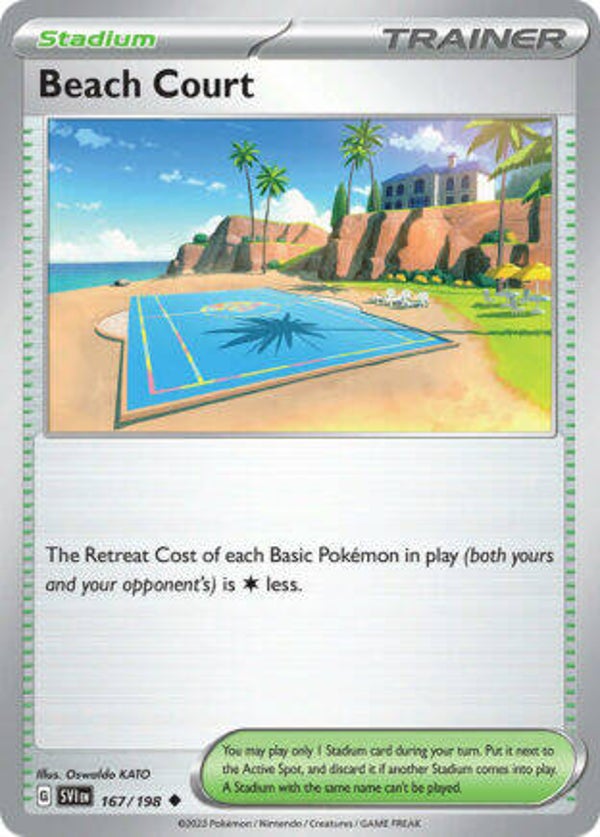 SVI 167 Beach Court reverse holo