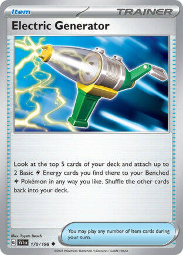 SVI 170 Electric Generator reverse holo