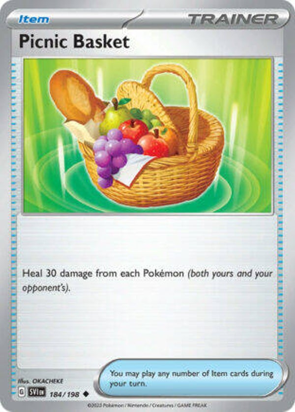 SVI 184 Picnic Basket reverse holo