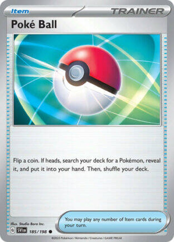 SVI 185 Poke Ball reverse holo