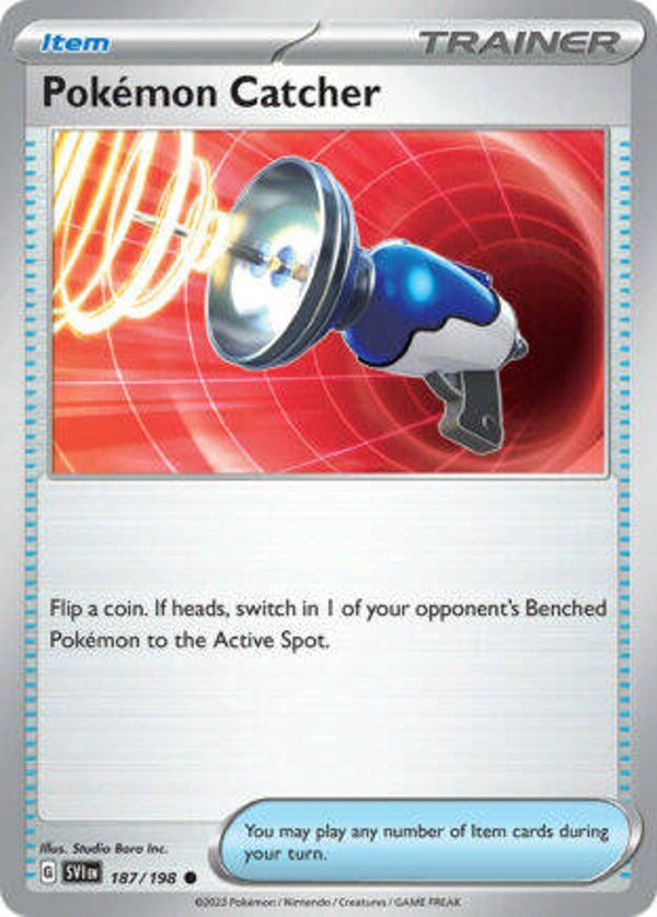 SVI 187 Pokemon Catcher reverse holo
