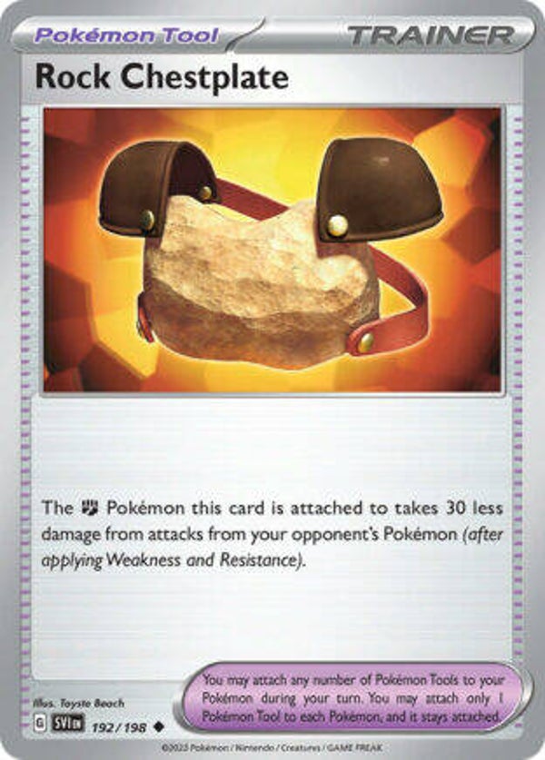 SVI 192 Rock Chestplate reverse holo