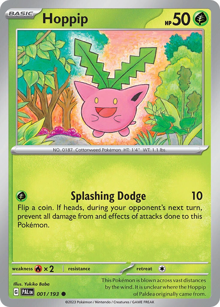 PAL 001 Hoppip reverse holo