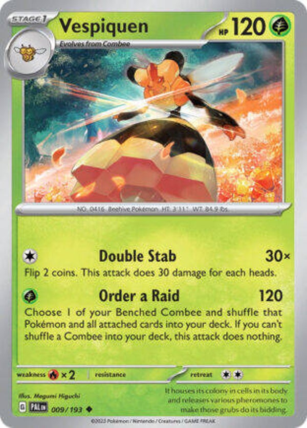 PAL 009 Vespiquen reverse holo