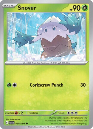 PAL 010 Snover reverse holo