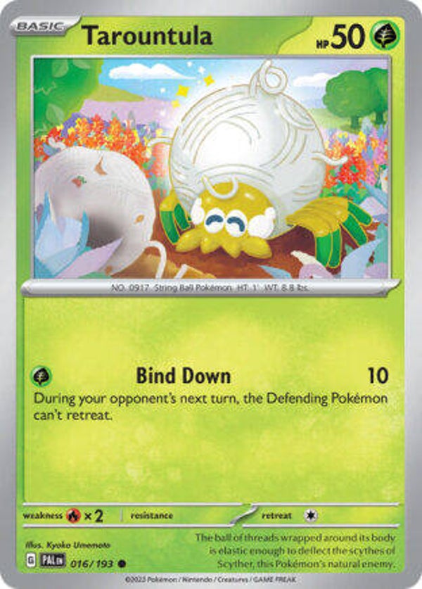 PAL 016 Tarountula reverse holo