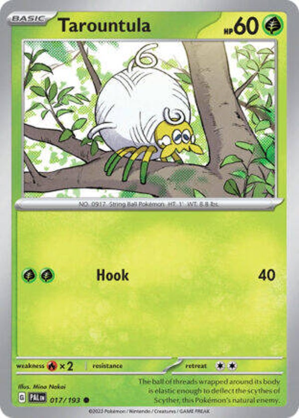 PAL 017 Tarountula reverse holo