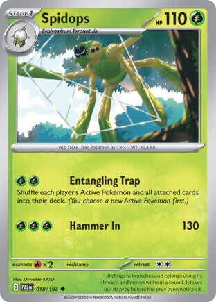 PAL 018 Spidops reverse holo