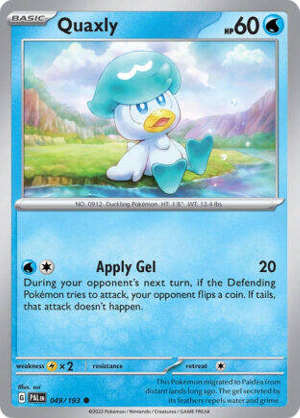 PAL 049 Quaxly reverse holo