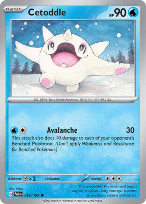 PAL 053 Cetoddle reverse holo