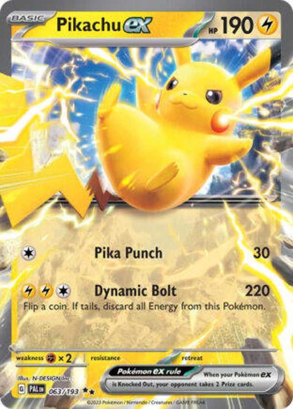 PAL 063 Pikachu EX