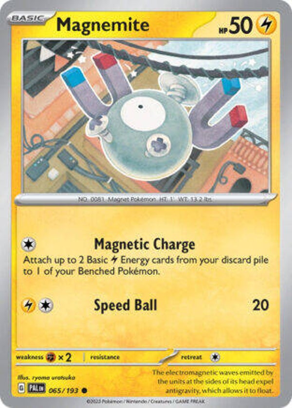 PAL 065 Magnemite reverse holo