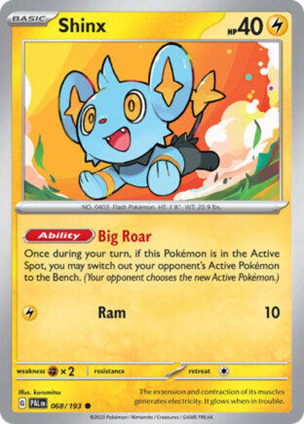 PAL 068 Shinx reverse holo