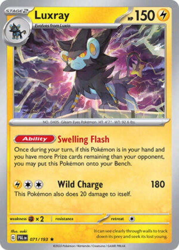 PAL 071 Luxray reverse holo