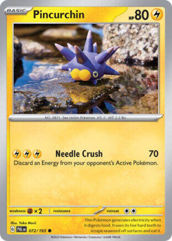 PAL 072 Pincurchin reverse holo