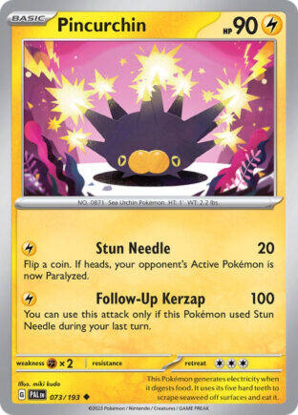 PAL 073 Pincurchin reverse holo