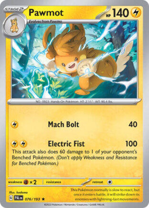 PAL 076 Pawmot reverse holo