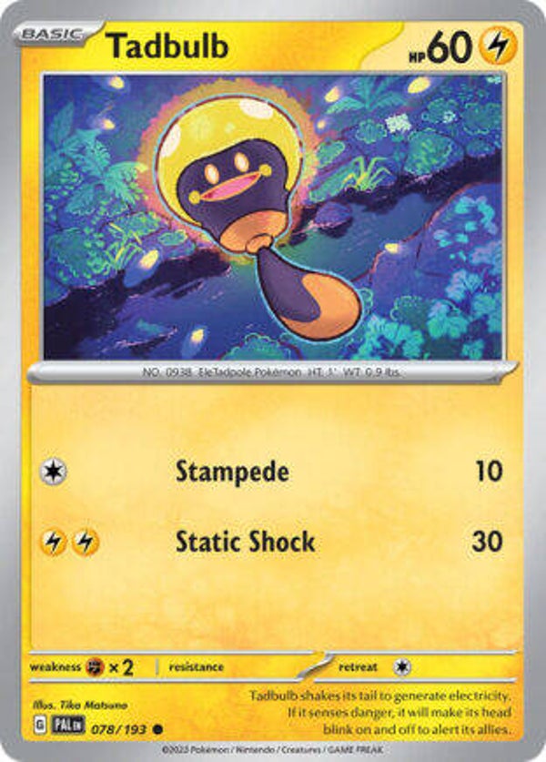 PAL 078 Tadbulb reverse holo