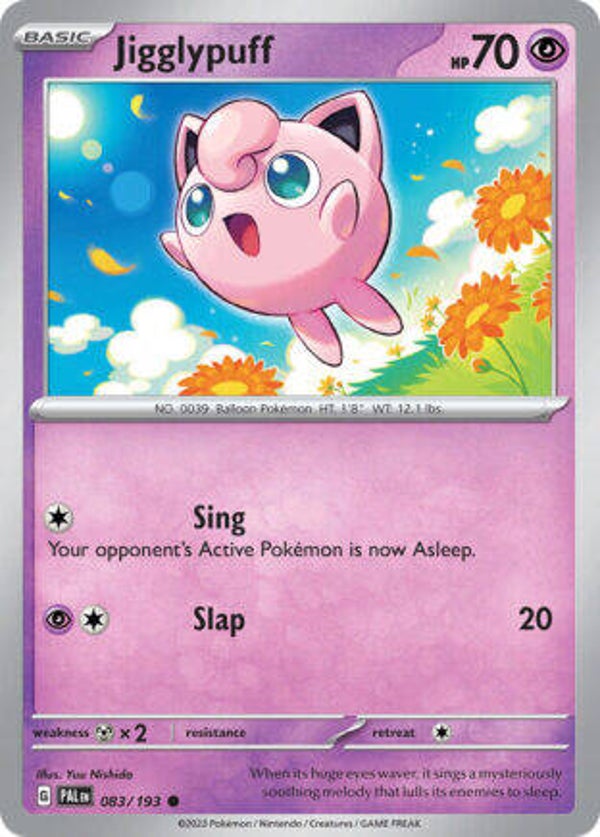 PAL 083 Jigglypuff reverse holo