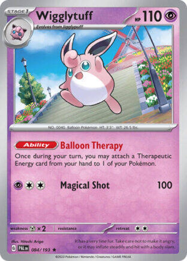 PAL 084 Wigglytuff reverse holo