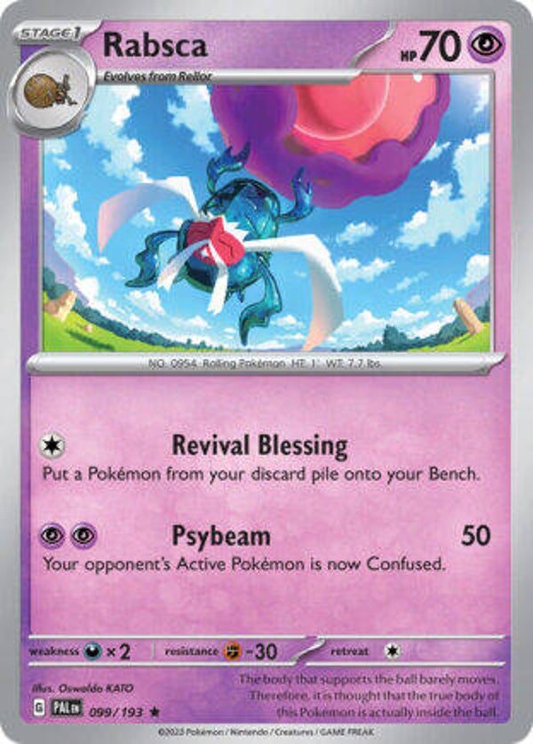 PAL 099 Rabsca reverse holo