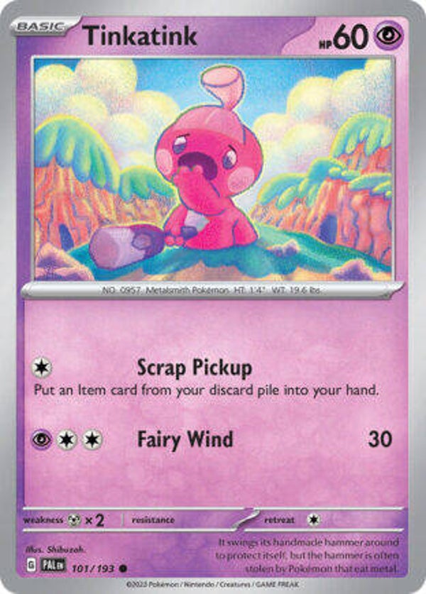 PAL 101 Tinkatink reverse holo