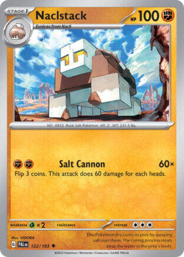PAL 122 Naclstack reverse holo