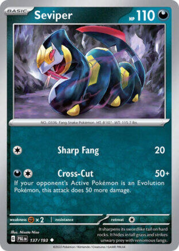 PAL 137 Seviper reverse holo