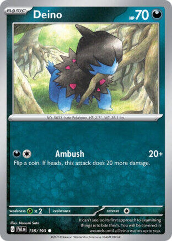 PAL 138 Deino reverse holo
