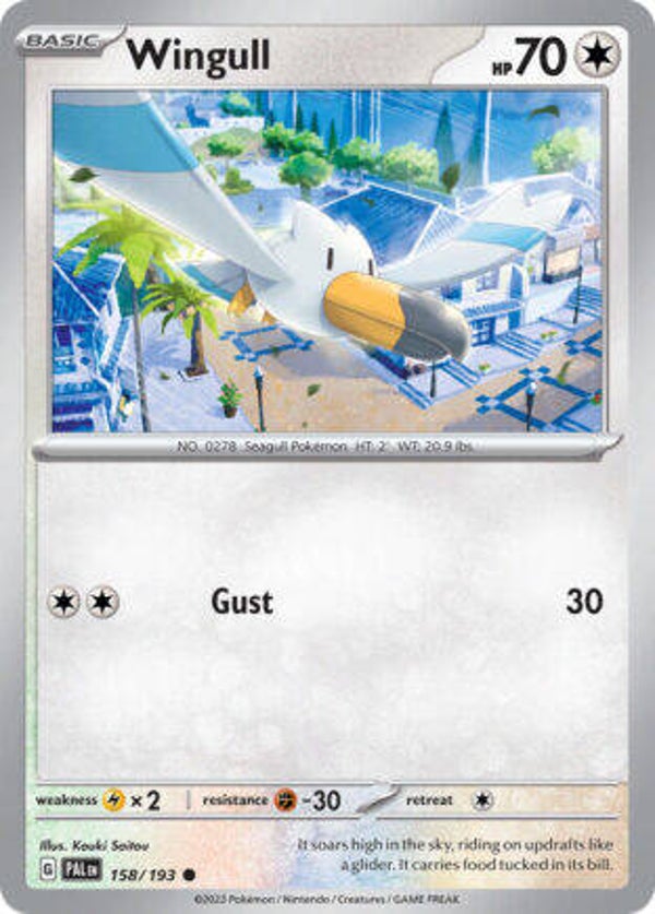 PAL 158 Wingull reverse holo