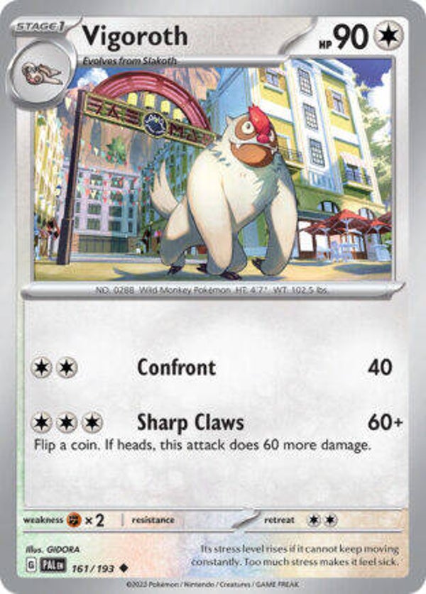 PAL 161 Vigoroth reverse holo