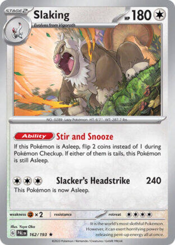 PAL 162 Slaking reverse holo