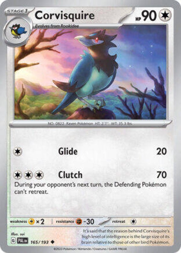 PAL 165 Corvisquire reverse holo