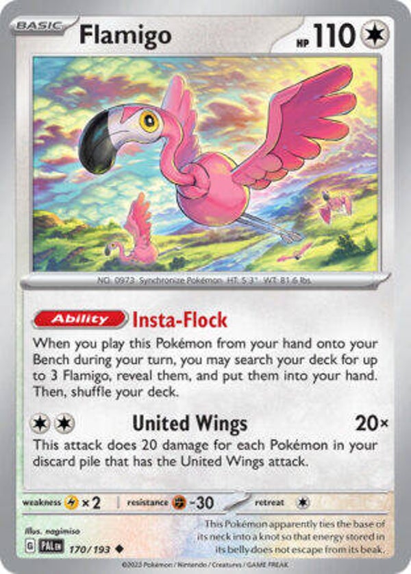 PAL 170 Flamingo reverse holo
