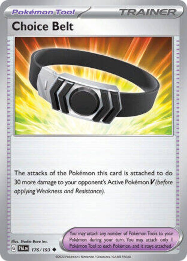 PAL 176 Choice Belt reverse holo