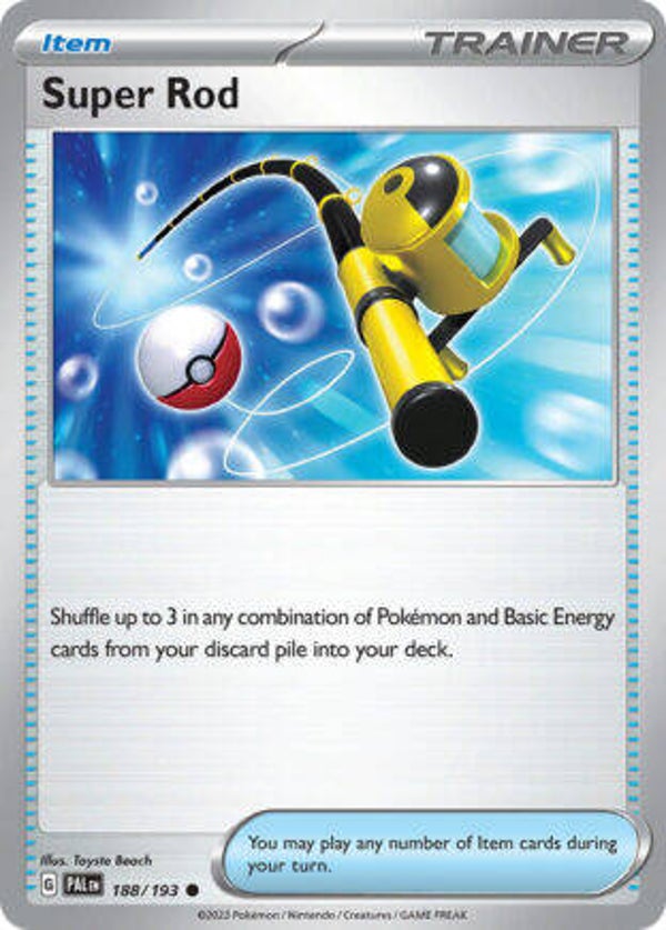 PAL 188 Super Rod reverse holo